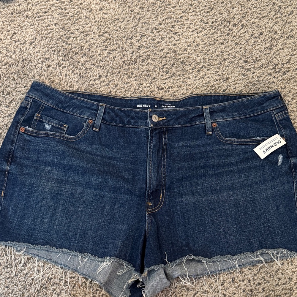 Old Navy Women's Dark Blue Jean Shorts
